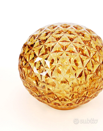 KARTELL Lampada MINI PLANET a Batteria Gialla