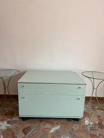 Mobile legno + 2 tavolini design