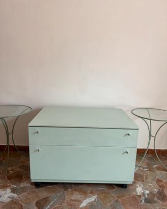 Mobile legno + 2 tavolini design
