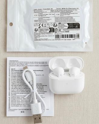 Auricolari Bluetooth M41 - Nuovi con confezione