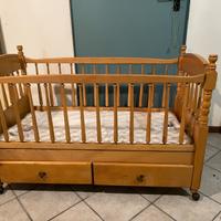 Lettino in legno