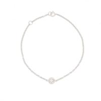 Bracciale con diamante Ct 0,08