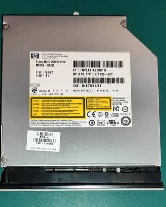 Masterizzatore Dvd/Cd Interno Hp (Universale per t