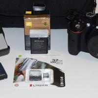 NIKON D5300 24Mp reflex  2bat 18000scatti