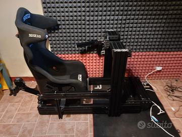 postazione mgarage con sedile sparco