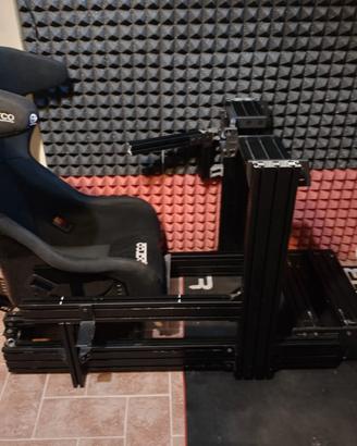 postazione mgarage con sedile sparco