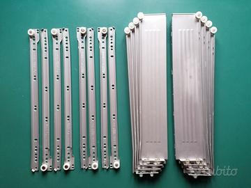 Kit per 4 cassetti in alluminio