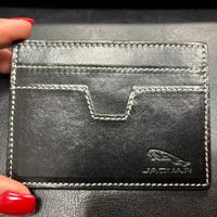 Porta carte di credito Jaguar pelle nero