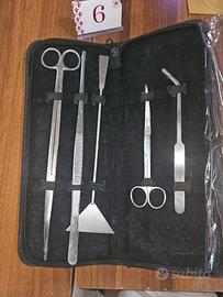 attrezzatura per potatura piante acquario