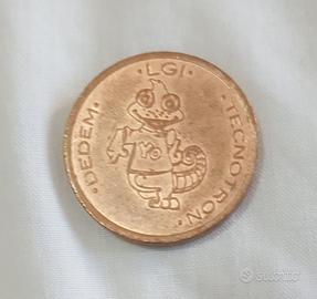 Gettone Tecnotron Dedem LGI moneta vintage