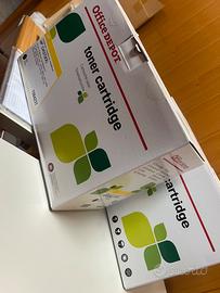 2 Toner stampanti cartiridge bianco e nero