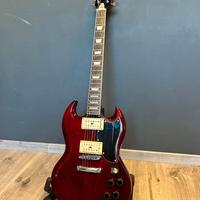 chitarra EKO DV-10 Transparent Red