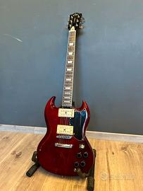 chitarra EKO DV-10 Transparent Red