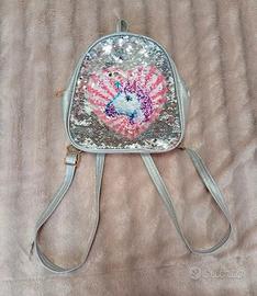 zainetto cambia immagine con paillettes 