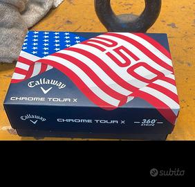 palline da golf Callaway Chrome Tour X 360 Stripe 