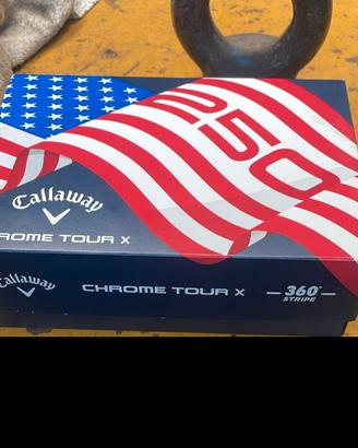 palline da golf Callaway Chrome Tour X 360 Stripe 