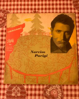 Vinile 33 1/3 Narciso Parigi “Canzoni” del 1953