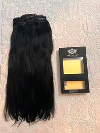 Extension capelli Clip-In Foxy Locks 24" nere