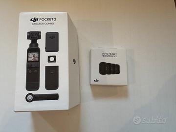 DJI Pocket 2 creator combo + filtri ND osmo pocket