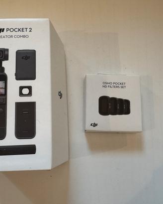 DJI Pocket 2 creator combo + filtri ND osmo pocket