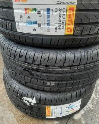 225/45/18 pirelli run flat nuove