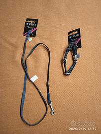 guinzaglio + collare per cane