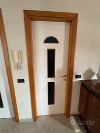 2 Porte da interni bianche con vetro