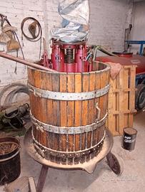 Torchio idraulico per uva