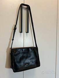 Borsa The Bridge vintage in pelle nera