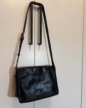 Borsa The Bridge vintage in pelle nera