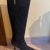 Stivali donna Luciano Padovan neri in velluto