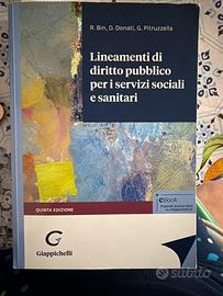 Libro Lineamenti di diritto pubblico per i servizi
