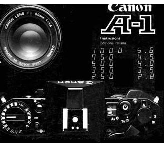Manuale Canon Hasselblad vari Libretto Manuale