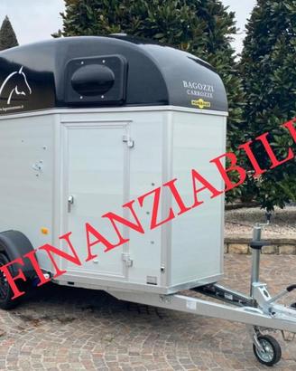 Trailer van per cavalli equitos alu senza selleria