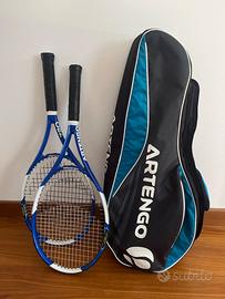 2 racchette da tennis e il loro fodero