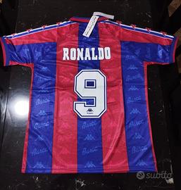 Maglia calcio vintage Ronaldo barcellona 1996