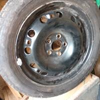 Ruota di scorta Seat Ibiza del  2008. Gancio di tr