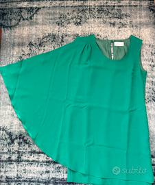 Abito Intrend (Max Mara) con mantella asimmetrica