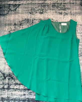 Abito Intrend (Max Mara) con mantella asimmetrica