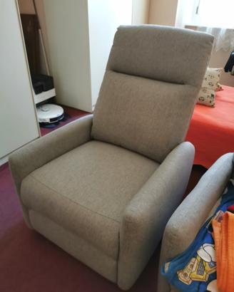 Poltrona reclinabile elettrica