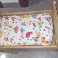 Lettino gioco bambole piu’ matetassimo