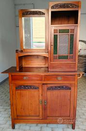 Credenza Liberty in noce nazionale