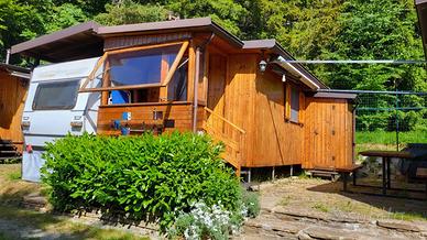 ROULOTTE CON PREINGRESSO IN LEGNO Piane di Mocogno