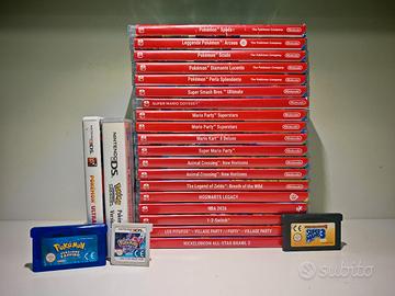 Lotto di giochi Nintendo Switch 3ds e Gameboy 