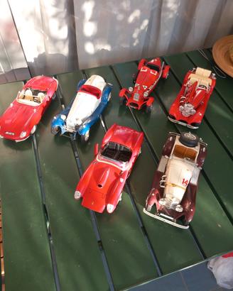 6 Modelli BURAGO  1:18 Made in Italy 