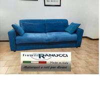 Divano letto matrimoniale 3 posti accessoriato
