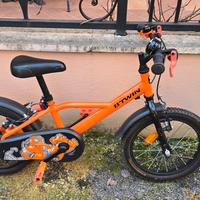  bici bambino b-twin robot 500 arancio