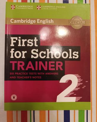 First for Schools 2 - Trainer