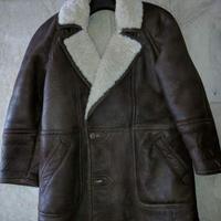 Ufficiale tedesco WH SS Cappotto montone vera pell