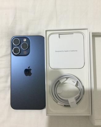 iPhone 15 PRO Max256 GB Titanio Blu-pari al nuvo